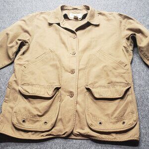 Vintage Eddie Bauer Chore Barn Jacket Men’s M Tan Beige Field Work Coat
